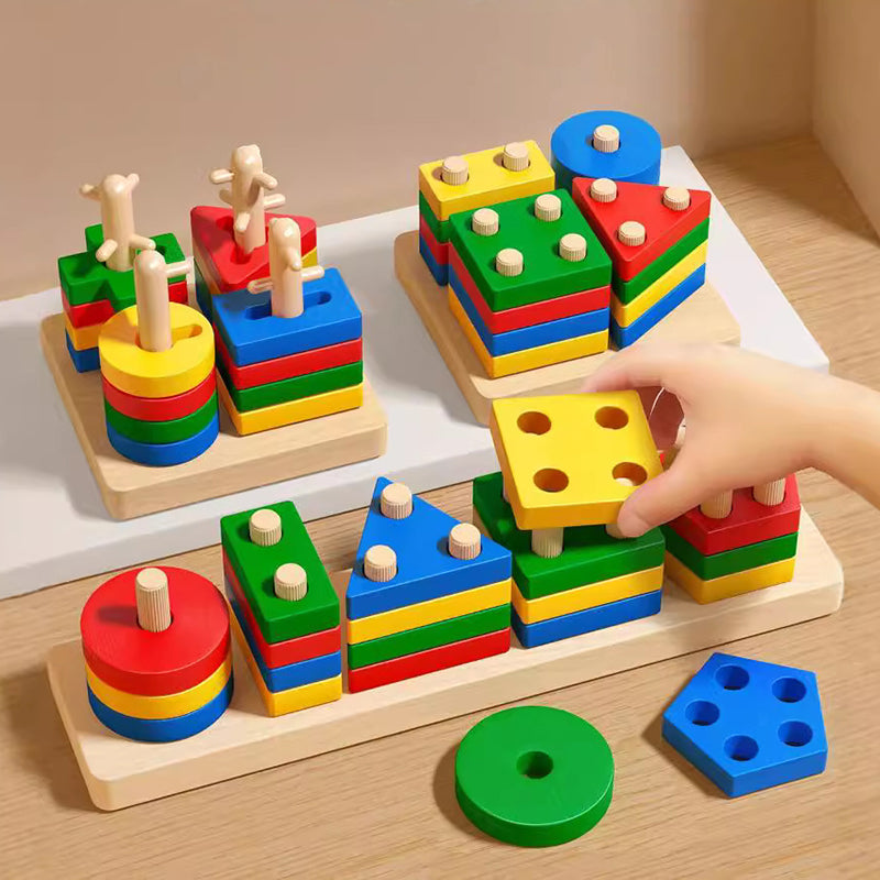 Montessori Wooden Block