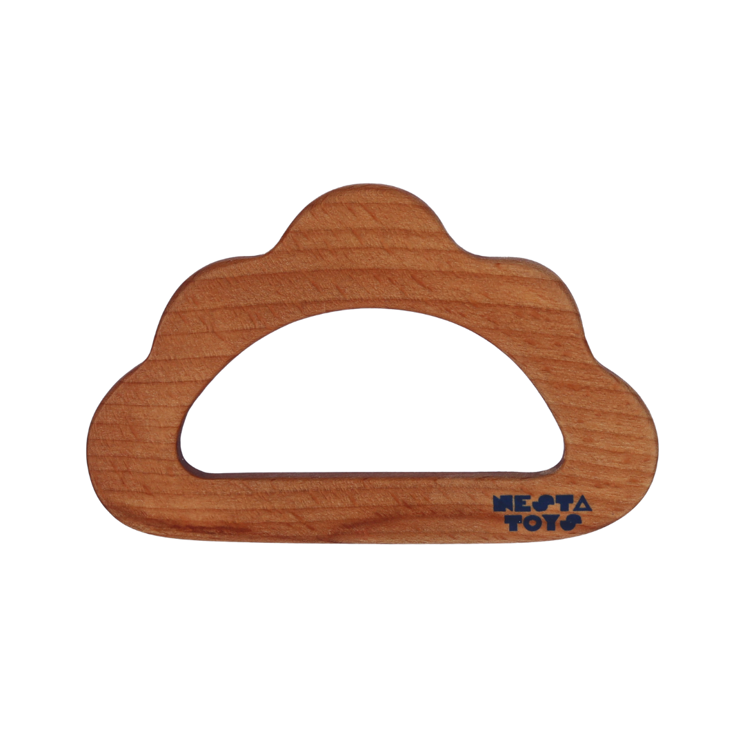 Beech Wooden Cloud Teether  (0-1.5 years)