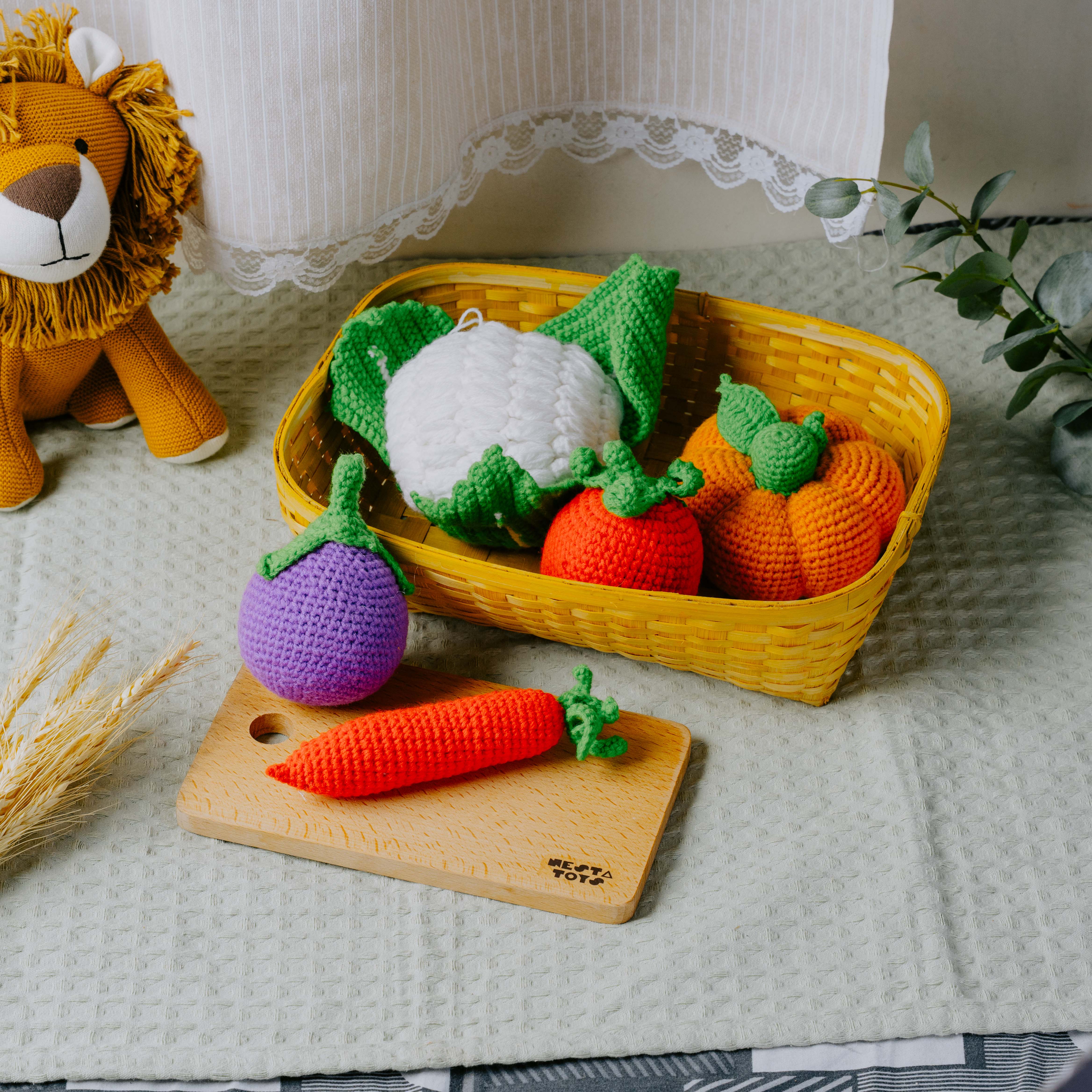 Crochet Vegetable Toys | Play Food for Kids