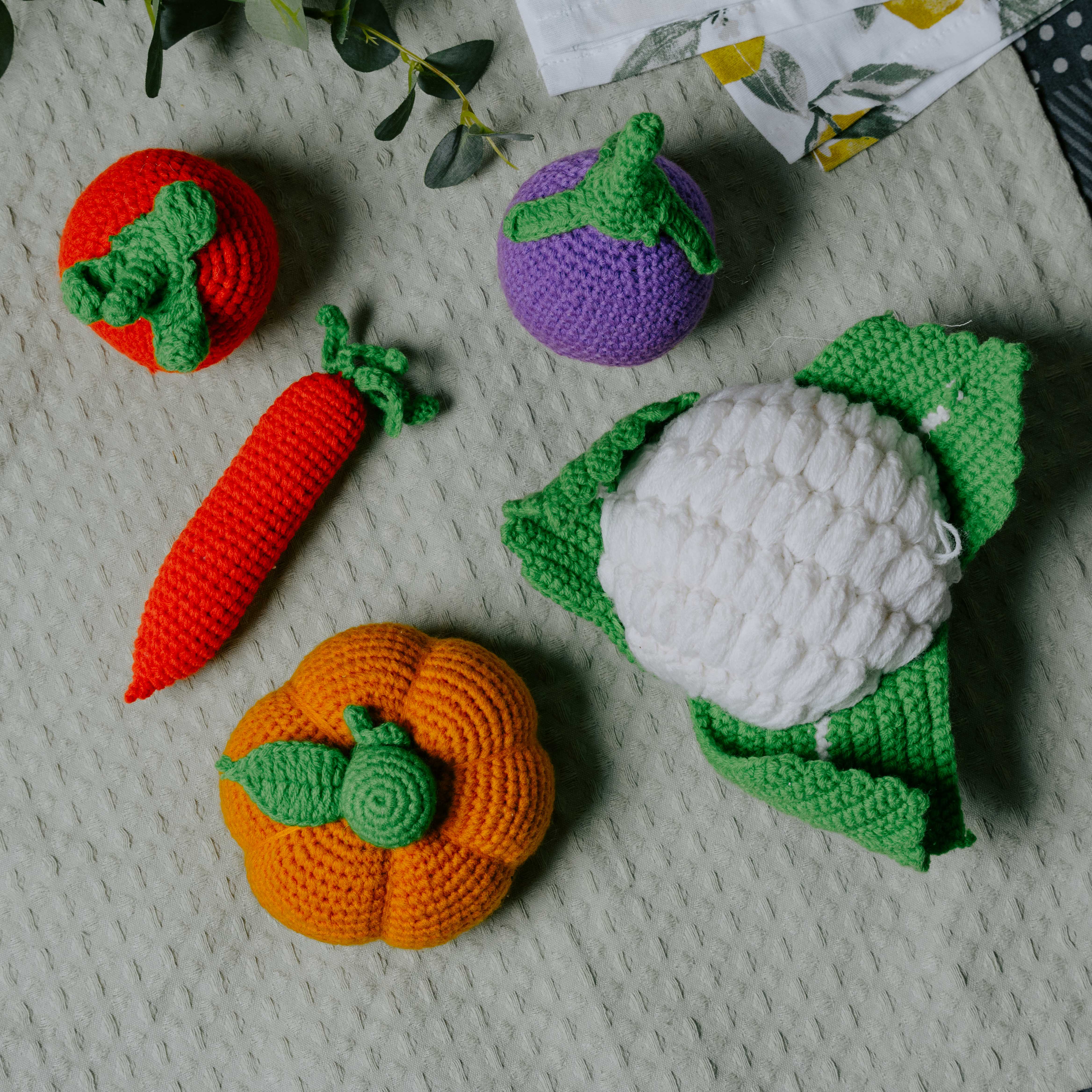 Crochet Vegetable Toys | Play Food for Kids