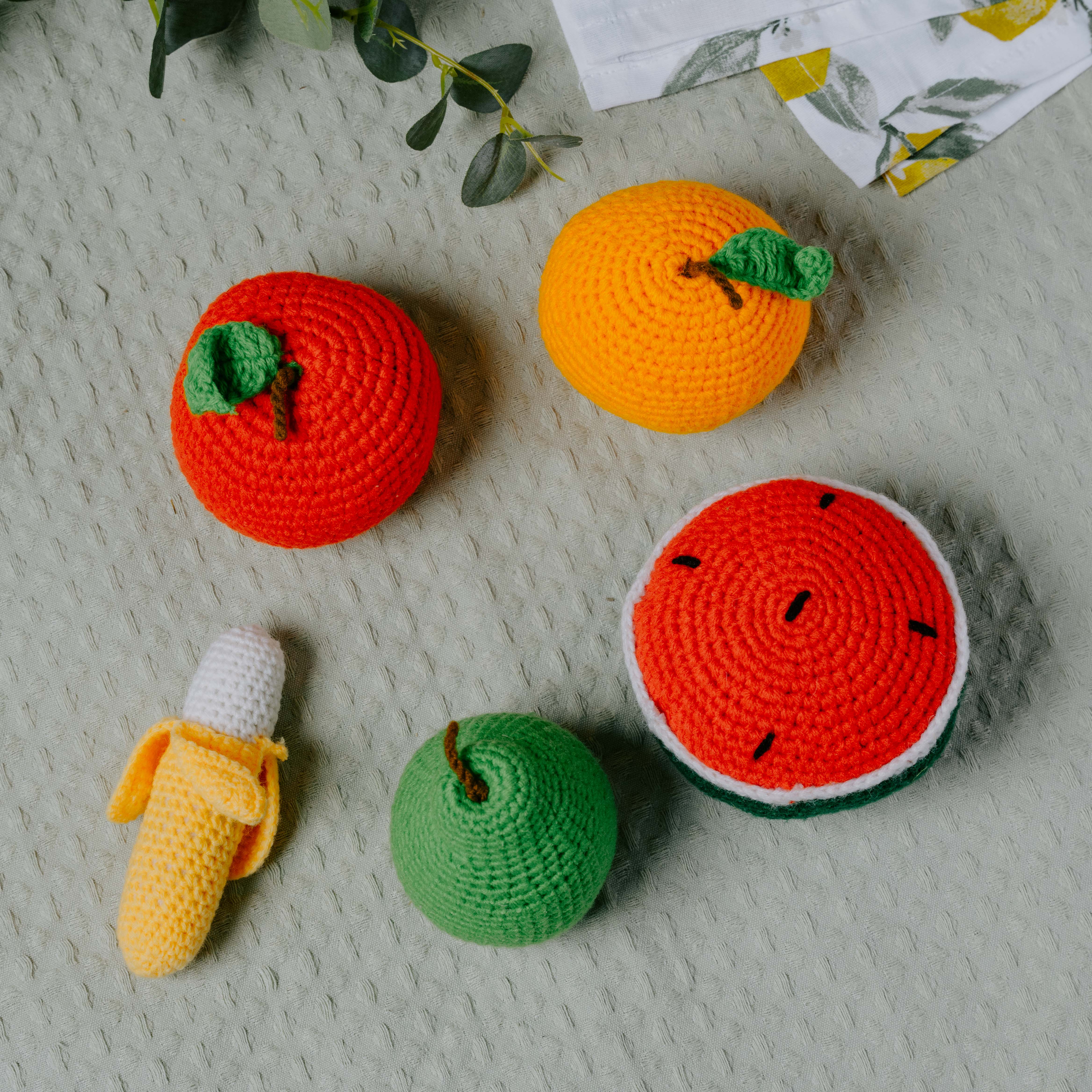 Crochet Fruit Toys | Play Food for Kids