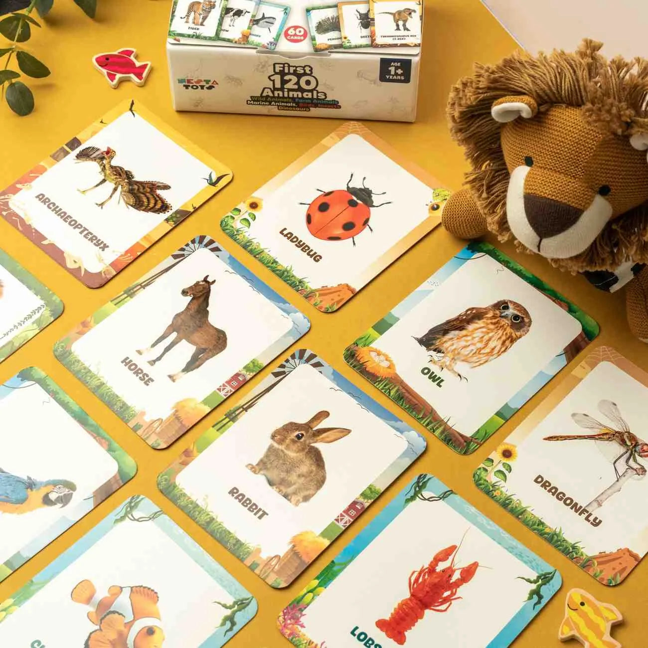 Animal Flashcards (120 Pictures)